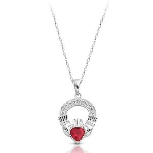 Claddagh Pendant-P188RWCL