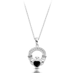 Claddagh Pendant-P188SWCL