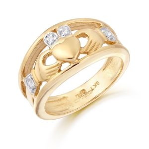 Ladies Claddagh Ring-CL21CL