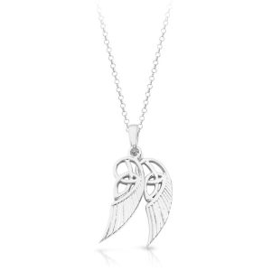 Silver Angel Wing Pendant-SP021CL