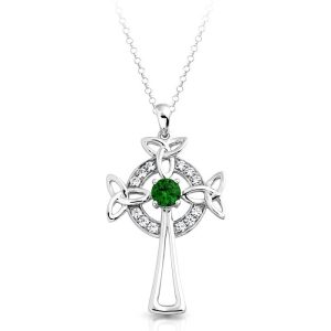 Silver Celtic Cross-SC01CL