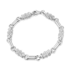 Silver Celtic Bracelet-SB02CL