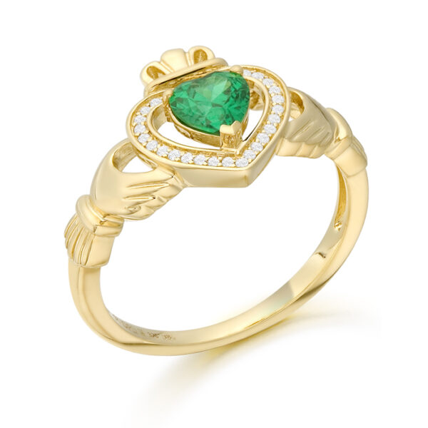 9ct Gold Claddagh Ring-CL57CL
