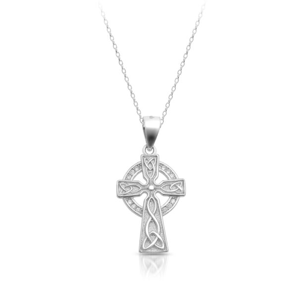 Silver Celtic Cross-SC83CL