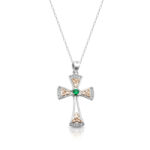 Silver Celtic Cross-SC84CL