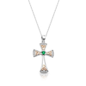 Silver Celtic Cross-SC84CL