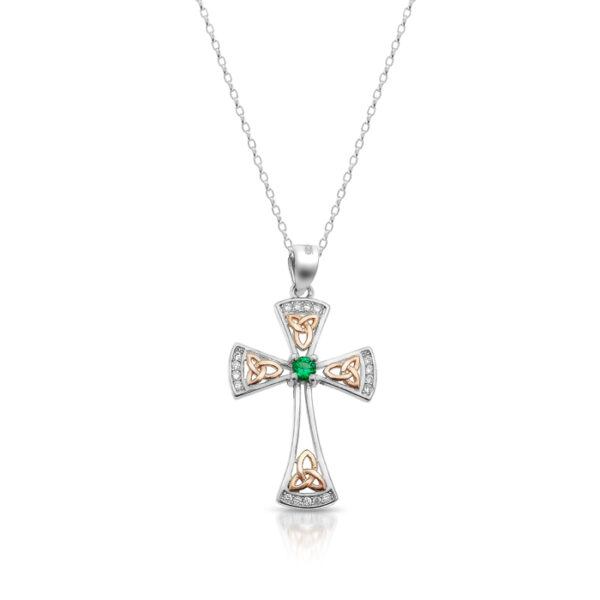 Silver Celtic Cross-SC84CL