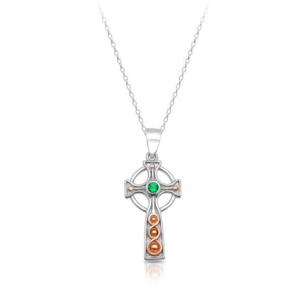 Silver Celtic Cross-SC85CL