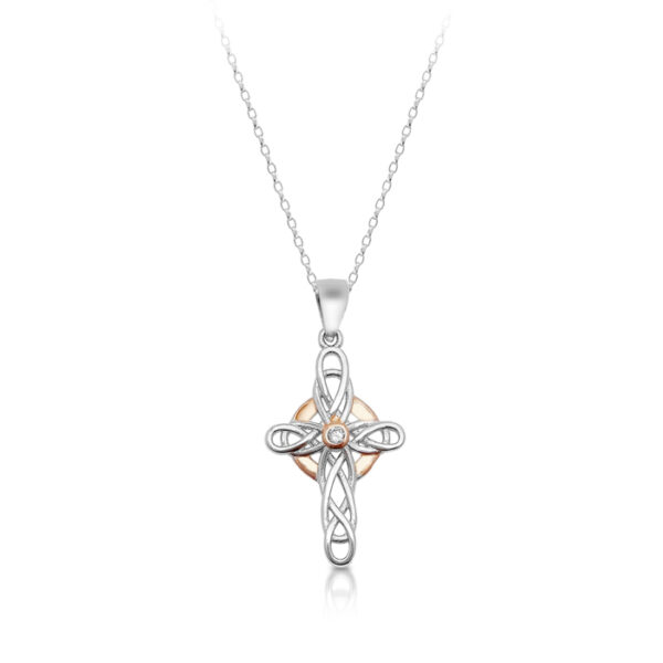 Silver Celtic Cross-SC86CL