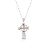 Silver Celtic Cross-SC88GCL