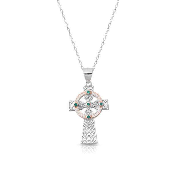Silver Celtic Cross-SC88GCL