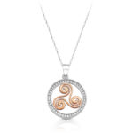 Silver Celtic pendant-SP81CL