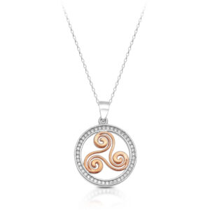 Silver Celtic pendant-SP81CL