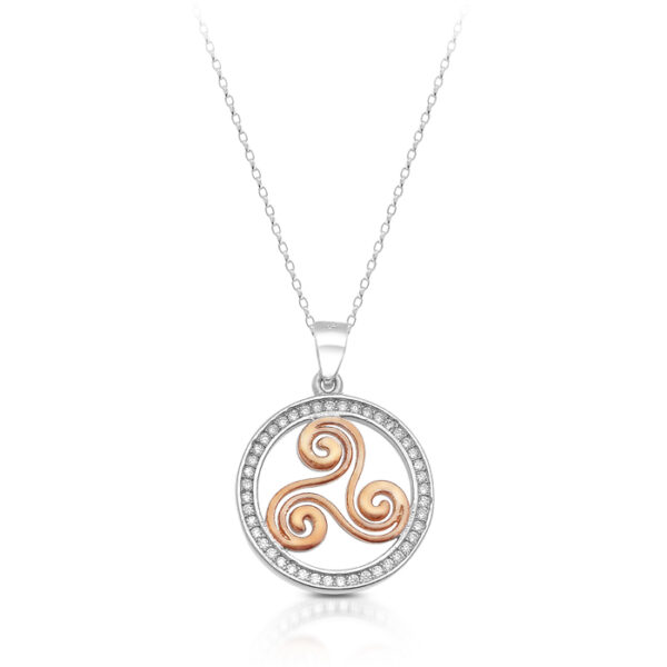Silver Celtic pendant-SP81CL