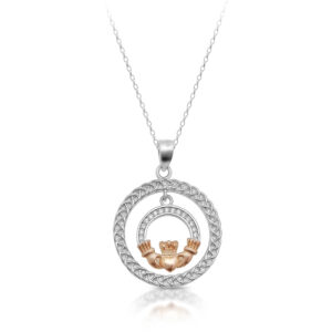 Silver Claddagh Pendant-SP70CL