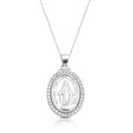 Silver Miraculous Medal-SM34CL