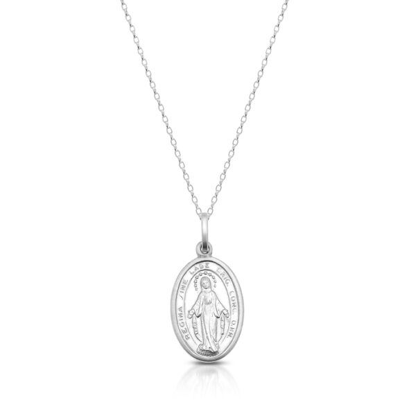 Silver Miraculous Medal-SM35CL