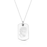 Silver Padre Pio Medal-SM41CL
