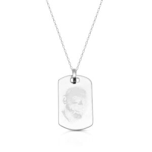 Silver Padre Pio Medal-SM41CL