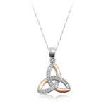 Silver Trinity Knot Celtic pendant-SP83CL