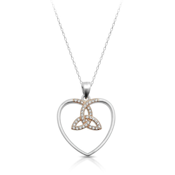 Silver Trinity Knot Celticpendant-SP85CL