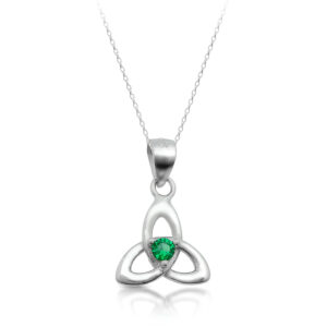 Silver Trinity Knot-Celtic pendant-SP86CL