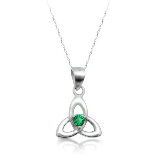 Silver Trinity Knot-Celtic pendant-SP86CL