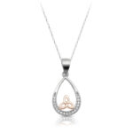 Silver Trinity Knot Celticpendant-SP87CL