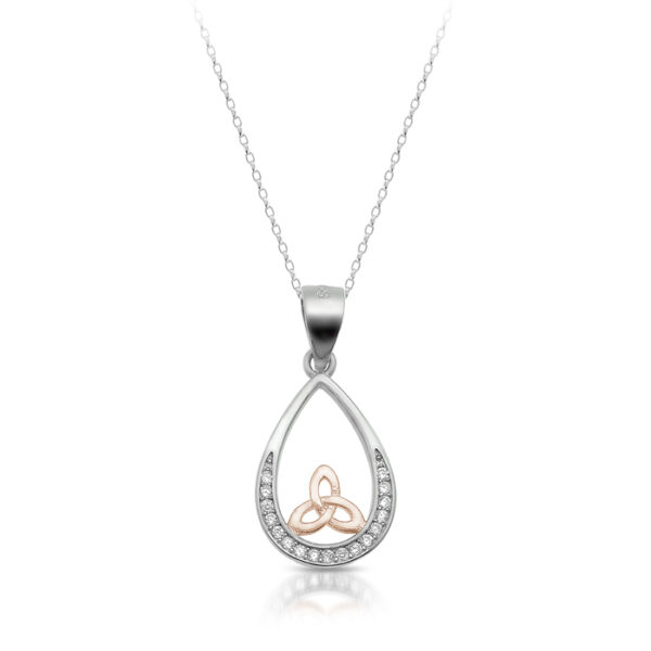 Silver Trinity Knot Celticpendant-SP87CL