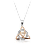 Silver Trinity Knot Celtic pendant-SP88CL
