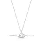 9ct White Gold Claddagh Pendant-P067WCL