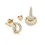 Snaffle Horse Bit Earrings-E111CL
